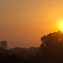 Sunset walking home from revisiting last year's haunt down at the kabero Opong market.