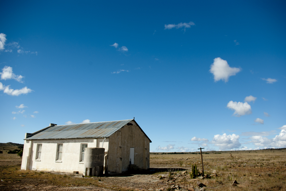 Days gone by. An empty church on the roadside between Bedford and Cradock